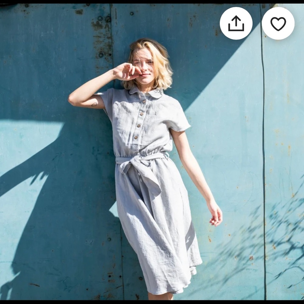 Notperfectlinen 100% linen dress